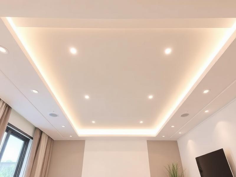 Faux plafond & spots après travaux